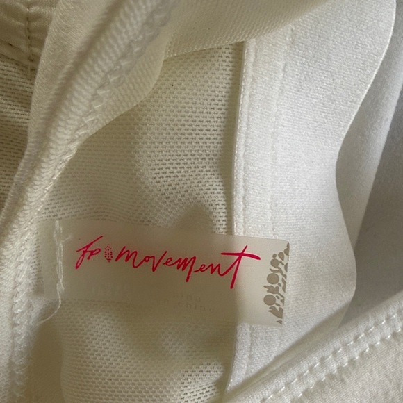 FP Movement by Free People Women's Way Home 1 piece Skort Romper, White, M - Picture 10 of 11